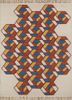 bedouin gold wool flat weaves Rug - HeadShot