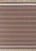 indusbar beige and brown wool flat weaves Rug - HeadShot