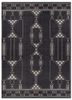 bedouin grey and black wool flat weaves Rug - HeadShot bedouin grey and black wool flat weaves Rug - HeadShot