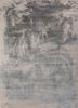 aprezo grey and black silk hand knotted Rug - HeadShot aprezo grey and black silk hand knotted Rug - HeadShot