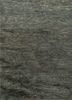 grey and black grey and black jute and hemp hand knotted Rug