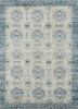nuray blue polyester hand knotted Rug - HeadShot