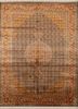 gulmarg blue silk hand knotted Rug - HeadShot gulmarg blue silk hand knotted Rug - HeadShot