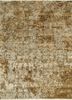 far east beige and brown wool and silk hand knotted Rug - HeadShot far east beige and brown wool and silk hand knotted Rug - HeadShot