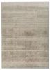 ivory ivory wool and silk hand knotted Rug