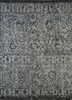 manifest grey and black wool hand knotted Rug - HeadShot manifest grey and black wool hand knotted Rug - HeadShot