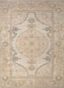 erbe beige and brown wool hand knotted Rug - HeadShot erbe beige and brown wool hand knotted Rug - HeadShot