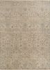 erbe beige and brown wool hand knotted Rug - HeadShot