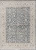 erbe blue wool hand knotted Rug - HeadShot erbe blue wool hand knotted Rug - HeadShot