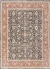 erbe grey and black wool hand knotted Rug - HeadShot erbe grey and black wool hand knotted Rug - HeadShot