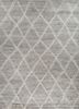zuri grey and black wool hand knotted Rug - HeadShot zuri grey and black wool hand knotted Rug - HeadShot