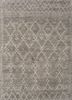 zuri grey and black wool hand knotted Rug - HeadShot zuri grey and black wool hand knotted Rug - HeadShot
