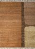 aprezo beige and brown wool hand knotted Rug - HeadShot aprezo beige and brown wool hand knotted Rug - HeadShot