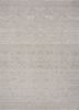 erbe grey and black wool hand knotted Rug - HeadShot