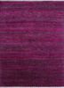 kairos pink and purple wool and silk hand knotted Rug - HeadShot