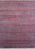 grey and black grey and black wool and viscose hand knotted Rug