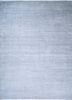 grey and black grey and black wool and viscose hand knotted Rug