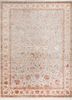 aurora beige and brown wool and viscose hand knotted Rug - HeadShot aurora beige and brown wool and viscose hand knotted Rug - HeadShot