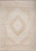 aurora ivory wool and viscose hand knotted Rug - HeadShot aurora ivory wool and viscose hand knotted Rug - HeadShot
