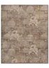 far east beige and brown wool and silk hand knotted Rug - HeadShot far east beige and brown wool and silk hand knotted Rug - HeadShot