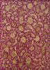  pink and purple wool and silk hand knotted Rug