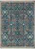 far east blue wool hand knotted Rug - HeadShot far east blue wool hand knotted Rug - HeadShot
