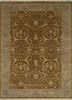 gulnar beige and brown  hand knotted Rug - HeadShot