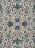 aurora blue wool hand knotted Rug - HeadShot