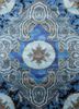 woven gems blue silk hand knotted Rug - HeadShot woven gems blue silk hand knotted Rug - HeadShot