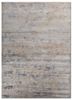 unstring by kavi grey and black wool and bamboo silk hand knotted Rug - HeadShot unstring by kavi grey and black wool and bamboo silk hand knotted Rug - HeadShot
