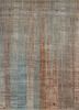 grey and black grey and black wool and bamboo silk hand knotted Rug