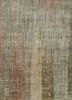 beige and brown beige and brown wool and bamboo silk hand knotted Rug