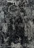 grey and black grey and black wool and bamboo silk hand knotted Rug