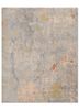 aprezo blue wool and bamboo silk hand knotted Rug - HeadShot aprezo blue wool and bamboo silk hand knotted Rug - HeadShot
