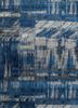  blue wool and bamboo silk hand knotted Rug