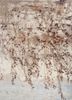 entropy beige and brown wool and bamboo silk hand knotted Rug - HeadShot