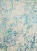 ivory wool and bamboo silk hand knotted Rug