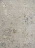  grey and black wool and bamboo silk hand knotted Rug