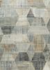 ivory ivory wool and bamboo silk hand knotted Rug