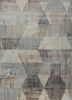 grey and black grey and black wool and bamboo silk hand knotted Rug