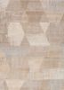 grey and black grey and black wool and bamboo silk hand knotted Rug