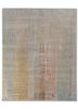 unstring by kavi grey and black wool and bamboo silk hand knotted Rug - HeadShot unstring by kavi grey and black wool and bamboo silk hand knotted Rug - HeadShot