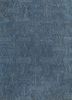 blue blue wool hand tufted Rug