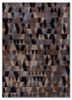 linear grey and black wool and viscose hand tufted Rug - HeadShot linear grey and black wool and viscose hand tufted Rug - HeadShot