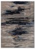 grey and black grey and black wool and viscose hand tufted Rug