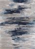 grey and black grey and black wool and viscose hand tufted Rug