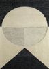 contour grey and black wool hand tufted Rug - HeadShot contour grey and black wool hand tufted Rug - HeadShot