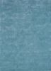 hacienda blue wool and viscose hand tufted Rug - HeadShot