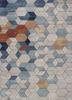 ivory ivory wool and viscose hand tufted Rug