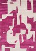 white noise ivory wool and viscose hand tufted Rug - HeadShot white noise ivory wool and viscose hand tufted Rug - HeadShot